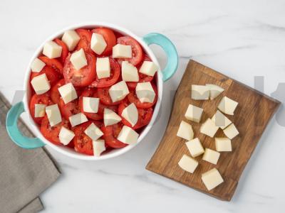 Pomidorai su mocarela orkaitėje Žingsnis 3