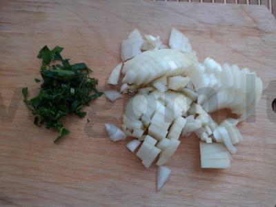 Perlovka su daržovėmis ir sojų padažu Žingsnis 3