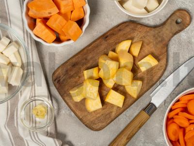 Šakniavaisių piurė Žingsnis 1