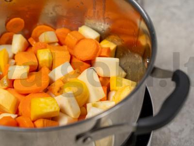 Šakniavaisių piurė Žingsnis 2