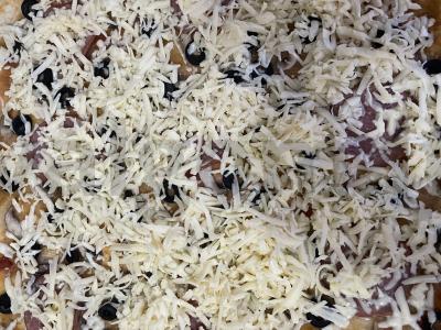 Namų pica su alyvuogėmis ir grybais Žingsnis 5