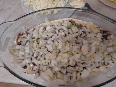 Sluoksniuotas salotas „Mimoza“ su sardinomis Žingsnis 13