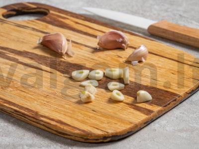 Kepta šoninė folijoje Žingsnis 1