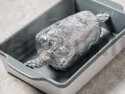 Kepta šoninė folijoje Žingsnis 9