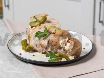 Kepta šoninė folijoje pagrindine nuotrauka