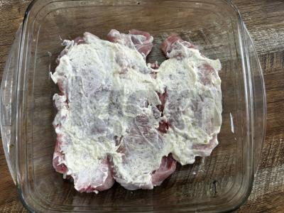 Kepta kiauliena su pomidorais ir sūriu Žingsnis 5