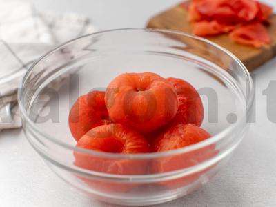 Pomidorų sriuba su makaronais Žingsnis 1