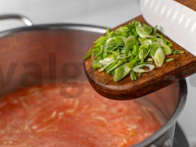 Pomidorų sriuba su makaronais Žingsnis 7