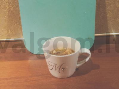 Kavos gėrimas su apelsinų sultimis Žingsnis 1