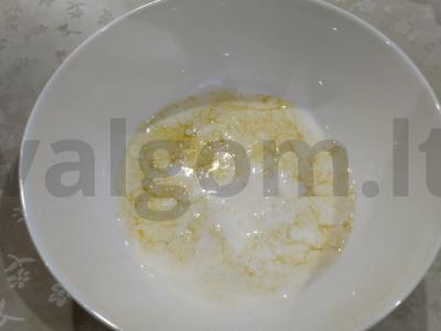 Mini blynai su pienu ir bananais Žingsnis 2