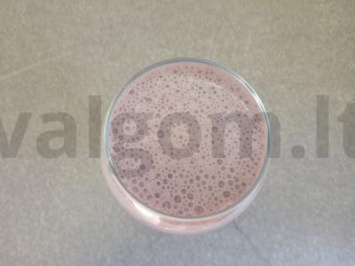 Bananų-mėlynių pieno kokteilis Žingsnis 5