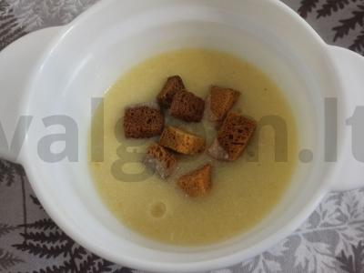 Vištienos sriuba su grietinėlėmis pagrindine nuotrauka