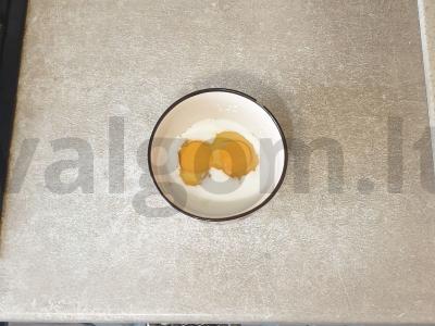 Sūrio duonos apkepas Žingsnis 1