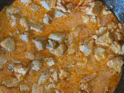 Troškinta kiauliena su daržovėmis ir prieskoniais Žingsnis 7