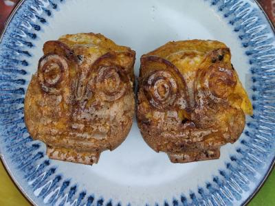 Morkų keksiukai „Pelėdos“ pagrindine nuotrauka