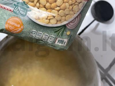 Žirnių košė Žingsnis 1