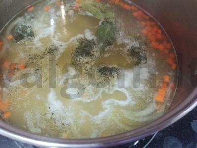 Raudonos lęšio ir bulvių sriuba Žingsnis 4