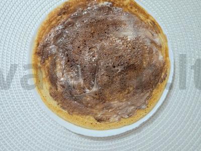 Kukurūzų blynai su šokolado pasta ir avietėmis Žingsnis 5