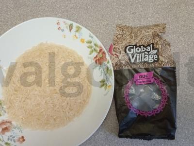 Plovas su „Basmati“ ryžiais ir vištienos širdelėmis Žingsnis 3