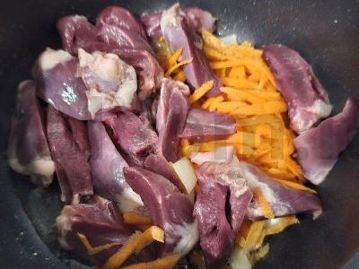 Indėnų širdelių troškinys Žingsnis 2