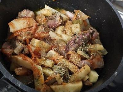 Indėnų širdelių troškinys Žingsnis 5