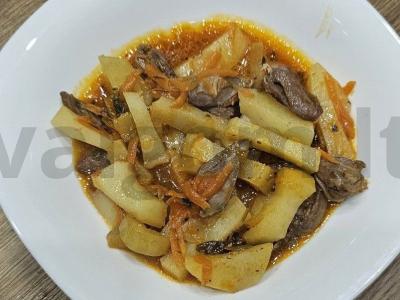 Indėnų širdelių troškinys Žingsnis 7