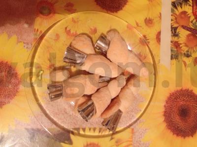 Šokoladiniai vamzdeliai Žingsnis 6