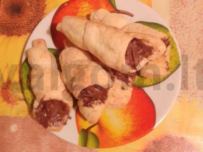 Šokoladiniai vamzdeliai pagrindine nuotrauka