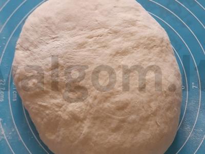 Kepti pyragėliai su kopūstais ir sezamo sėklomis Žingsnis 3