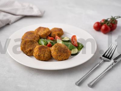 Vegetariškos kotletai iš grikių ir lęšių pagrindine nuotrauka