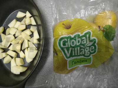 Antis, kepta su obuoliais ir brokoliais Žingsnis 1