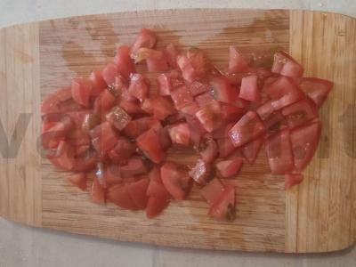 Vasaros daržovių salotos su žolelėmis ir sūriu Žingsnis 2