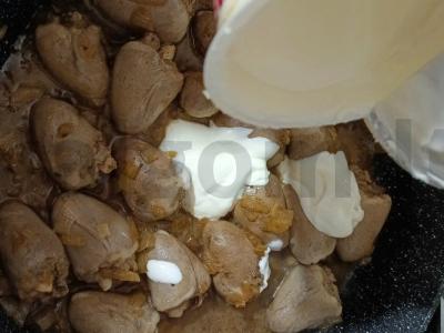 Kalakutų širdelės „Aštrios“ Žingsnis 6