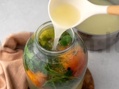 Marinuoti obuoliai su garstyčiomis Žingsnis 5