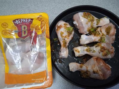 Kepti vištienos blauzdelės su kivi marinatų Žingsnis 3