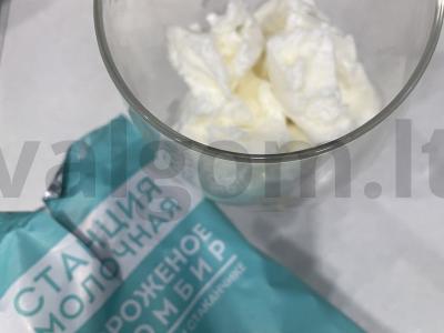 Ledai „Avietinis sapnas“ Žingsnis 1