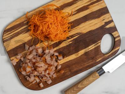 Lavašas su korėjietiška morkyte Žingsnis 1