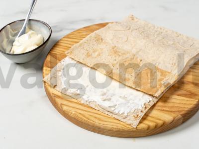 Lavašas su korėjietiška morkyte Žingsnis 2