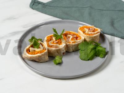 Lavašas su korėjietiška morkyte pagrindine nuotrauka