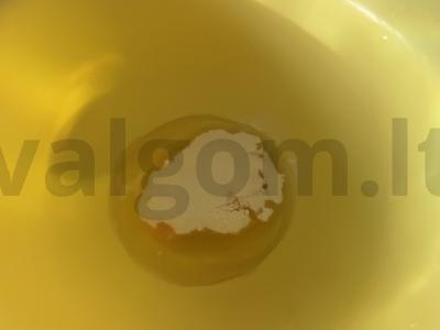 Zebro keksiukai Žingsnis 1