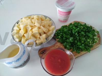 Žaliasis šaltibarščiai su rūgštynėmis Žingsnis 2