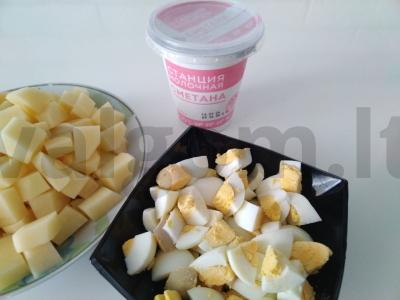 Žaliasis šaltibarščiai su rūgštynėmis Žingsnis 3