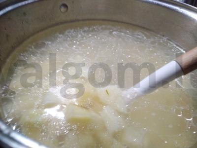 Žaliasis šaltibarščiai su rūgštynėmis Žingsnis 4