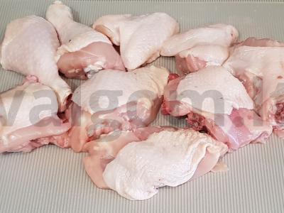 Troškinta vištiena su bulvėmis Žingsnis 1