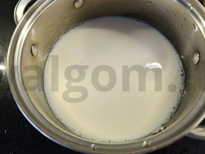 Manų košė su mėlynėmis ir braškėmis Žingsnis 2