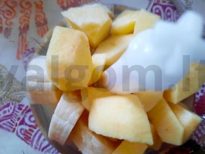 Bananų-ananasų smoothie Žingsnis 2