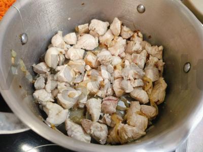 Klasikinis plovas su kiauliena Žingsnis 5