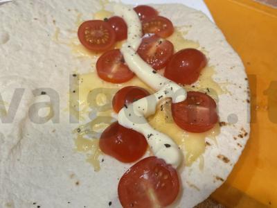 Tortilija su upėtakiu Žingsnis 6