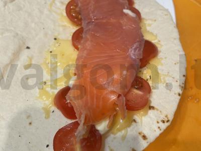 Tortilija su upėtakiu Žingsnis 7