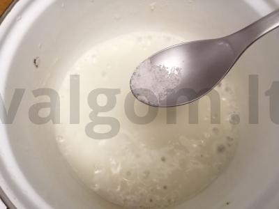 Padažas „A-la Bešamelis“ su garstyčių aliejumi Žingsnis 4